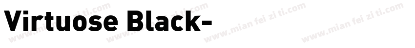 Virtuose Black字体转换